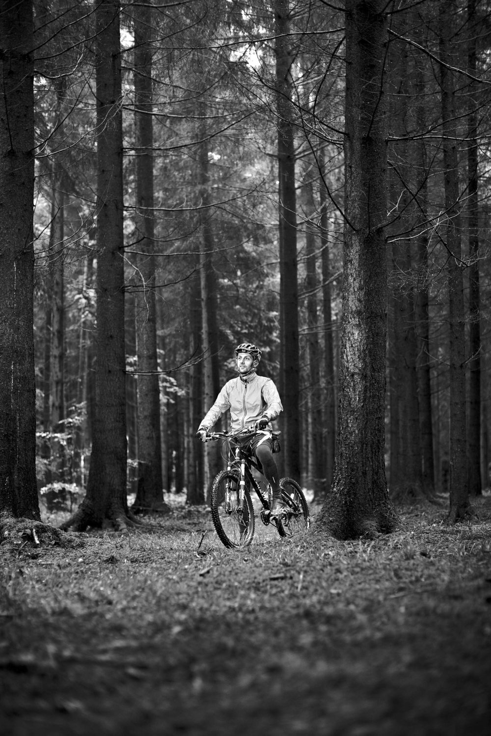 Portrait Mountain Bike Fahrer